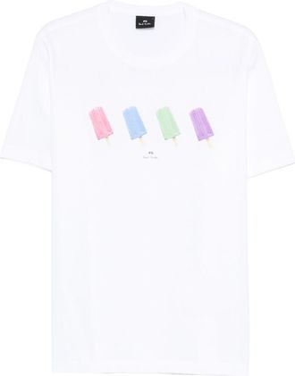 Paul Smith T-shirt in cotone stampato Paul Smith