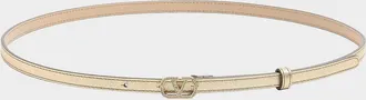 Valentino Garavani VLogo Leather Signature Belt
