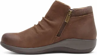 Aetrex Womens Luna Ankle Boot - Wide In Dark Earth