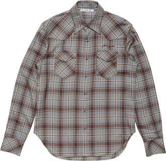 Acne Studios Flanellen geruite knoopshirt - Heren - Casual Overhemden - Veelkleurig - M - Overhemden