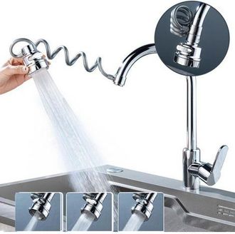 OEM Adattatore Per Rubinetto Da Cucina, Prolunga Girevole A 360&deg;, Adattatore Multifunzione A 3 Posizioni, Compatibile Con Aeratori E Rubinetti Di Cucina E