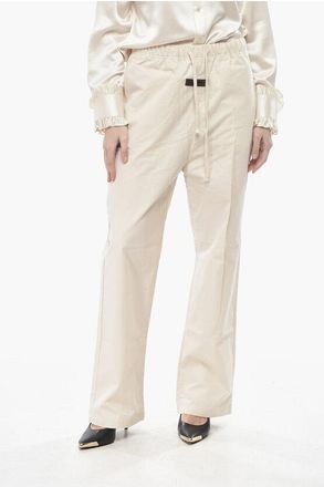 Fear of God ESSENTIALS Casual Cotton Blend Pants With Elastic Waist size Xxs