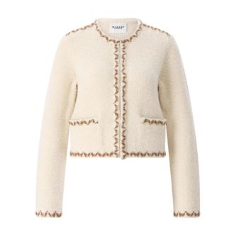 Isabel Marant Truien & Vesten, Dames, Beige, 2Xs, Wol, Cardigans