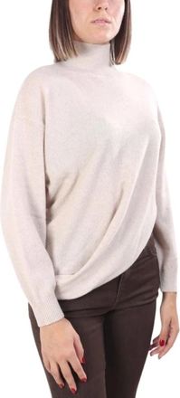 Marella Truien - Dames - Coltruien - Beige - S - Truien & Vesten