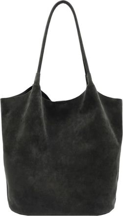 Generic Sewing Thread Retro Womens Shoulder Bags Zipper Casual Versatile Solid Colors High Capacity Tote(Dark green)