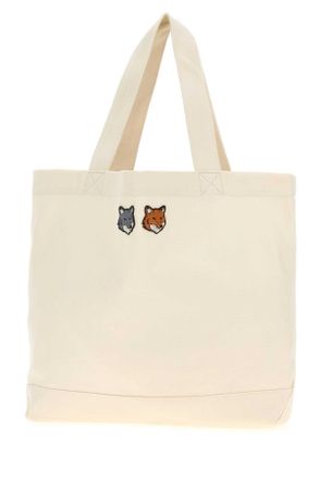 Maison Kitsun&eacute; Head Tote Bag - Beige