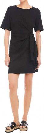Fifteen Twenty Diana Side-Knot Dress In Black