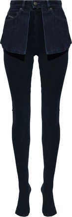 Diesel D-Spika Broek - Dames - Skinny Jeans - Blauw - XS - Katoen - Jeans