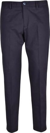 Daniele Alessandrini Slimato Broek - Heren - Nette broeken - Blauw - 3XL - Katoen - Broeken