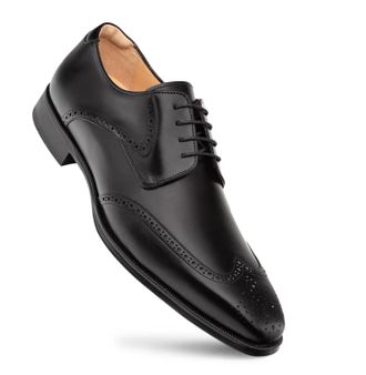 Mezlan Mens Tasso Wing Tip Derby In Black