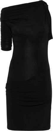 Jacquemus Draped One-Shoulder Mini Dress