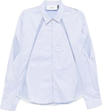 Pace Giacca-camicia con zip - Blu
