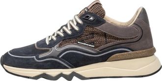 Floris Van Bommel De Zager - Heren - Sneakers - Veelkleurig - 42 EU - Su&egrave;de - Schoenen