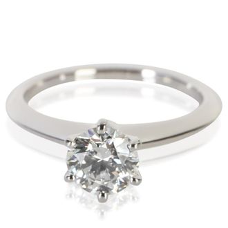 Tiffany & Co. Pre-Owned Tiffany & Co. 0.92 ct Round Brilliant Diamond Engagement Ring