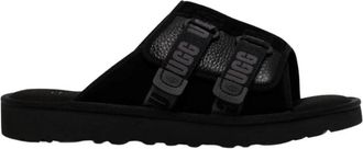 UGG Zwarte Su&egrave;de Sandalen - Heren - Sandalen - Zwart - 41 EU - Su&egrave;de - Schoenen