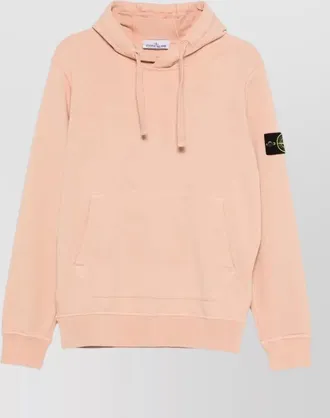 Stone Island hooded sweatshirt regular fit kangaroo pocket