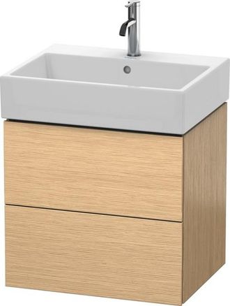 Duravit Duravit - Mueble Bajo Encimera L-cube, De Pared, 2 Cajones, 58,4 X