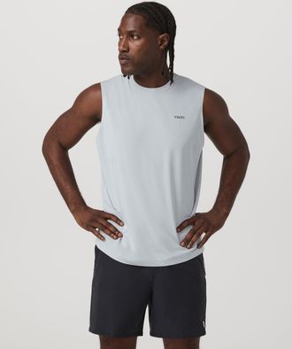 Vuori Clothing Sleeveless Viewpoint Muscle Tank Top 2.0 | Court Blue | Medium