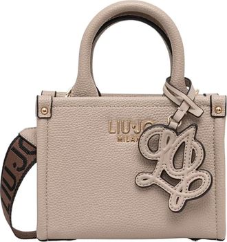 Liu Jo Crossbody Tas - Dames - Handtassen - Beige - ONE Size - Leer - Tassen