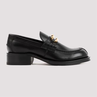 Lanvin Zwarte Leren Medley Loafers