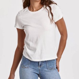 Dear John Denim Decker Jersey Short Sleeve Tee In White