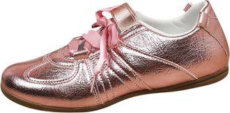 Generic Yolimok Oxford Shoes Women Flats Office Shoes Lace up Smart Uniform Footwear with Anti-Slip Sole Women formal Boots Comfortable Sports Boots Slip on D