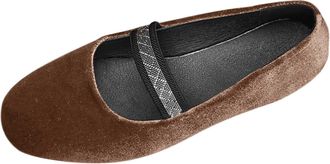 Generic Womens Mary Jane Shoes Wide Width Casual Walking Shoes Stylish Solid Color Breathable Lightweight Comfy Ballet Flats with Elastic Strap Work Leisure B