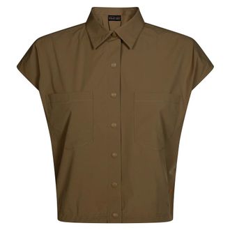 Save The Duck Shirts, female, Beige, Size: XS Asap Top