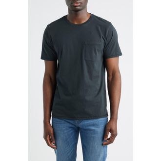 Rag & Bone Classic Fit Garment Dye Pocket T-Shirt in Black at Nordstrom, Size Xx-Large