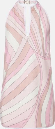 Pucci Abito corto Occhi in misto cotone