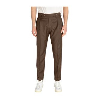 Berwich Broeken, Heren, Bruin, XL, Suit Broeken