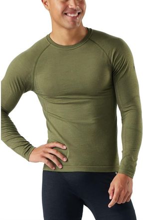 Smartwool Intraknit All-Season Merino Base Layer Long Sleeve Crewneck T-Shirt in Winter Moss at Nordstrom, Size Xx-Large