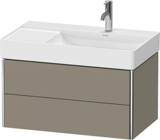Duravit Xsquare Mueble De Ba&ntilde;o De Pared 78,4x46,0 Cm, 2 Cajones, - Duravit