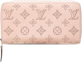 Louis Vuitton Pink Leather Long Wallet (Bi-Fold) (Pre-Owned)