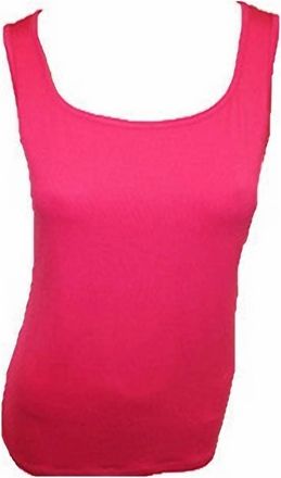 Angel Bra-Friendly Tank Top In Fuchsia