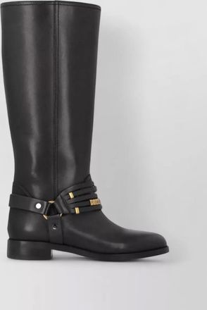 Pinko leather ankle boots