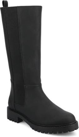 Journee Collection Brandi Knee High Boot in Vintage Black at Nordstrom Rack, Size 6.5 Regular Calf
