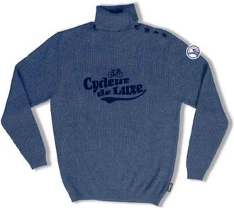 Cycleur de Luxe Coltrui - Heren - Coltruien - Blauw - XL - Denim - Truien & Vesten