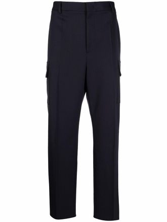 Valentino Garavani Broek met toelopende pijpen - Blauw