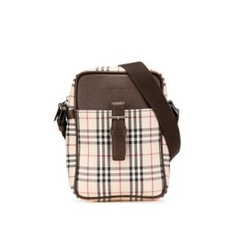 Burberry Pre-owned Cross Body Bags, female, Beige, Size: ONE SIZE Pre-owned Vintage Crossbody Bag