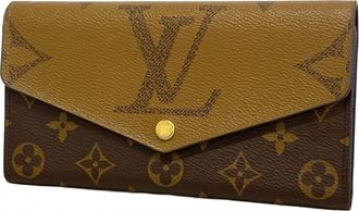 Louis Vuitton Brown Long Wallet (Bi-Fold) (Pre-Owned)