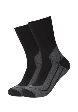 Camano Funktionssocken CAMANO function, Damen, Gr. 43-46, schwarz, Materialmix, mehrfarbig, meliert, normal, Socken Funktionssocken, mit Komfortbund