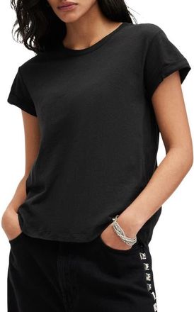 AllSaints Anna Cotton T-Shirt in Black at Nordstrom, Size X-Small