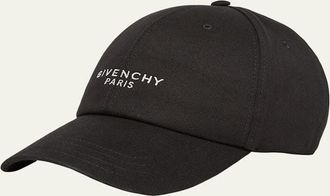Givenchy Mens Six-Panel Cotton Embroidered Logo Baseball Cap
