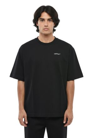 Off-white Black Crew Neck Logo T-Shirt