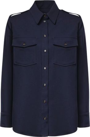 ottod'Ame Camisa Dc 5340Night - Blouses & Shirts - Mujer - Azul - XS