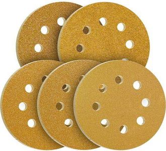 OEM Discos De Lijado De 125 Mm, Grano Mixto 40/60/80/120/240, 100 Unidades, Discos Abrasivos Para Lijadoras Orbitales Aleatorias