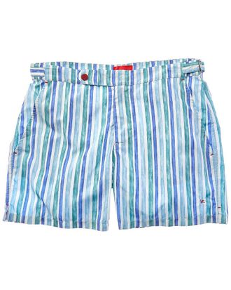 Isaia Print Swim Trunk