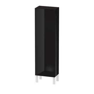 Duravit Armario Duravit L-cube 400x243x1320mm Apertura Derecha Negro Alto Brillo