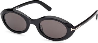 Tom Ford Carmen 01A Zonnebril - unisex - Zonnebrillen - Zwart - ONE Size - Accessoires